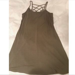Olive green dress
